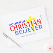 Sticker Rectangulaire Citations chrétiennes (Enveloppe)