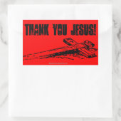 Sticker Rectangulaire Citations chrétiennes (Sac)