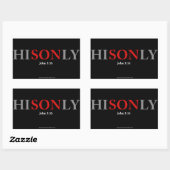 Sticker Rectangulaire Citations chrétiennes (Feuille)