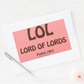 Sticker Rectangulaire Citations chrétiennes (Enveloppe)