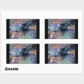 Sticker Rectangulaire Citations concernant nos enfants (Feuille)