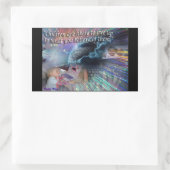 Sticker Rectangulaire Citations concernant nos enfants (Sac)