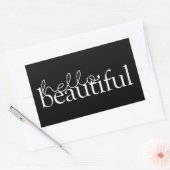 Sticker Rectangulaire Citations d'amour IV (Enveloppe)