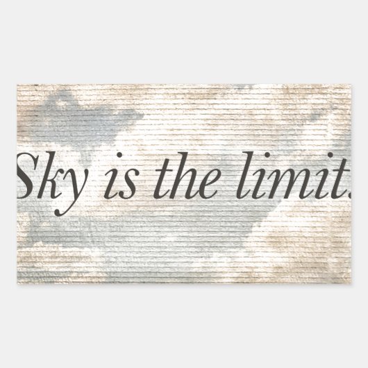 Sticker Rectangulaire Citations motivationnelles Photo (Devant)