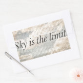 Sticker Rectangulaire Citations motivationnelles Photo (Enveloppe)
