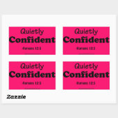 Sticker Rectangulaire Citations religieuses (Feuille)