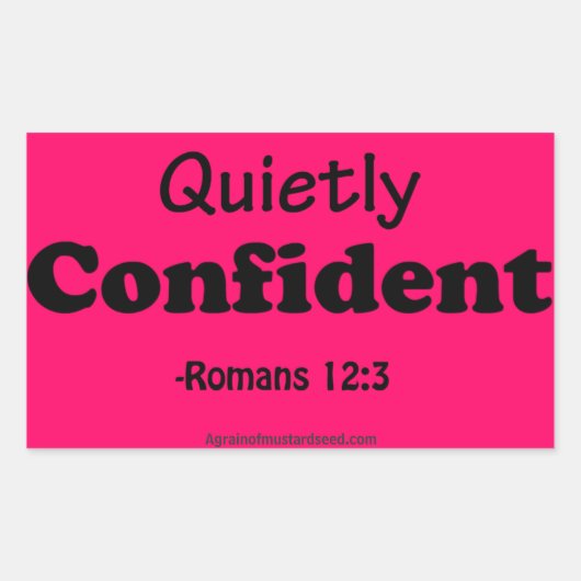 Sticker Rectangulaire Citations religieuses (Devant)