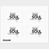 Sticker Rectangulaire CITES : Rumi : Votre âme, joie (Feuille)