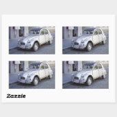 Sticker Rectangulaire Citroën 2 CV (Feuille)