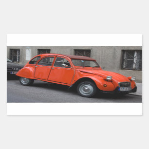 Sticker Rectangulaire Citroën 2 CV