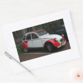 Sticker Rectangulaire Citroën 2 CV (Enveloppe)