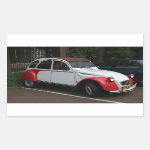 Sticker Rectangulaire Citroën 2 CV