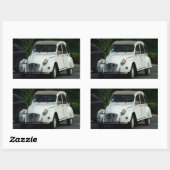 Sticker Rectangulaire Citroën 2 CV (Feuille)