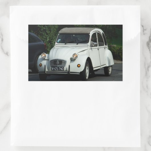 Sticker Rectangulaire Citroën 2 CV (Sac)