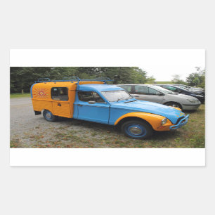 Sticker Rectangulaire Citroen Acadiane