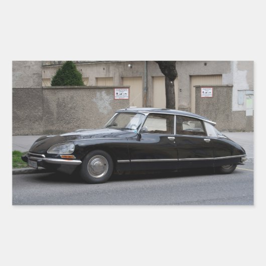 Sticker Rectangulaire Citroën DS (Devant)