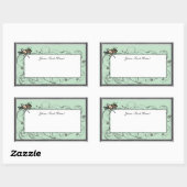 Sticker Rectangulaire Citron arc-en-ciel (Feuille)