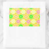 Sticker Rectangulaire Citrus (Sac)