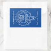 Sticker Rectangulaire Clan Donnachaidh (Robertson) Crest & War Cry (Sac)
