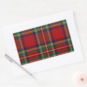 Sticker Rectangulaire Clan PixDezines stewart tartan (Enveloppe)