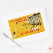 Sticker Rectangulaire Claridge's Hotel (Paris) (Enveloppe)