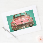 Sticker Rectangulaire Classic Buick 1958 Century Car (Enveloppe)