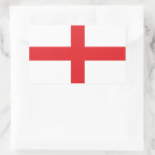 Sticker Rectangulaire Classic England Flag - St. George’s Cross (Sac)