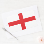 Sticker Rectangulaire Classic England Flag - St. George’s Cross (Enveloppe)