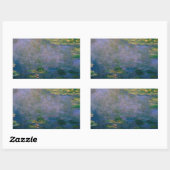 Sticker Rectangulaire Claude Monet - Lys d'eau (Feuille)
