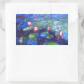 Sticker Rectangulaire Claude Monet : Nappes d'eau 2 (Sac)
