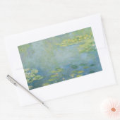 STICKER RECTANGULAIRE CLAUDE MONET - NÉNUPHAR (Enveloppe)