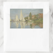Sticker Rectangulaire Claude Monet - Regattas à Argenteuil (Sac)