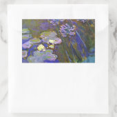 Sticker Rectangulaire Claude Monet Water Lilies Agapanthus (Sac)