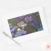 Sticker Rectangulaire Claude Monet Water Lilies Agapanthus (Enveloppe)