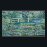 Sticker Rectangulaire Claude Monet - Water Lilies et pont japonais<br><div class="desc">Water Lilies and Japanese Bridge by Claude Monet, 1899. Claude Monet a été un fondateur de la peinture impressionniste française, et le praticien le plus cohérent et le plus prolifique de la philosophie du mouvement d'exprimer ses perceptions avant la nature, surtout en ce qui concerne la peinture paysage en plein...</div>