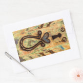 Sticker Rectangulaire Clavier et coeur (Enveloppe)