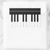 Sticker Rectangulaire Clavier pour piano (Sac)
