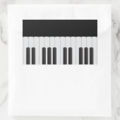 Sticker Rectangulaire Clavier pour piano (Sac)