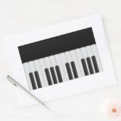 Sticker Rectangulaire Clavier pour piano (Enveloppe)