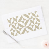 Sticker Rectangulaire Clay Geometric Deco Cube Pattern (Enveloppe)