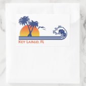 Sticker Rectangulaire Clé Largo (Sac)