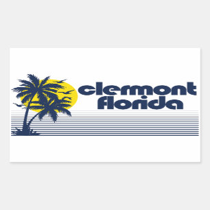 Sticker Rectangulaire Clermont Floride