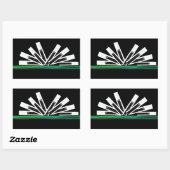 STICKER RECTANGULAIRE CLÉS DE MINUIT (Feuille)