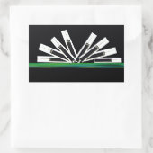 STICKER RECTANGULAIRE CLÉS DE MINUIT (Sac)