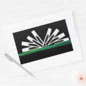 STICKER RECTANGULAIRE CLÉS DE MINUIT (Enveloppe)