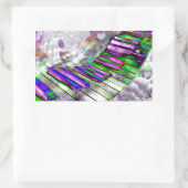 Sticker Rectangulaire Clés de mon coeur#2_ (Sac)