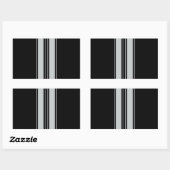 Sticker Rectangulaire Cliquez sur Personnaliser pour modifier Gris en co (Feuille)