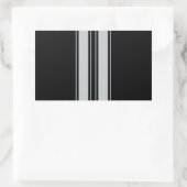 Sticker Rectangulaire Cliquez sur Personnaliser pour modifier Gris en co (Sac)