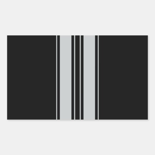 Sticker Rectangulaire Cliquez sur Personnaliser pour modifier Gris en co (Devant)