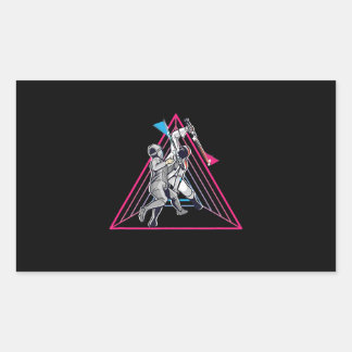 Sticker Rectangulaire clôtures Jeu de jeu de jeu sport 90s clôture